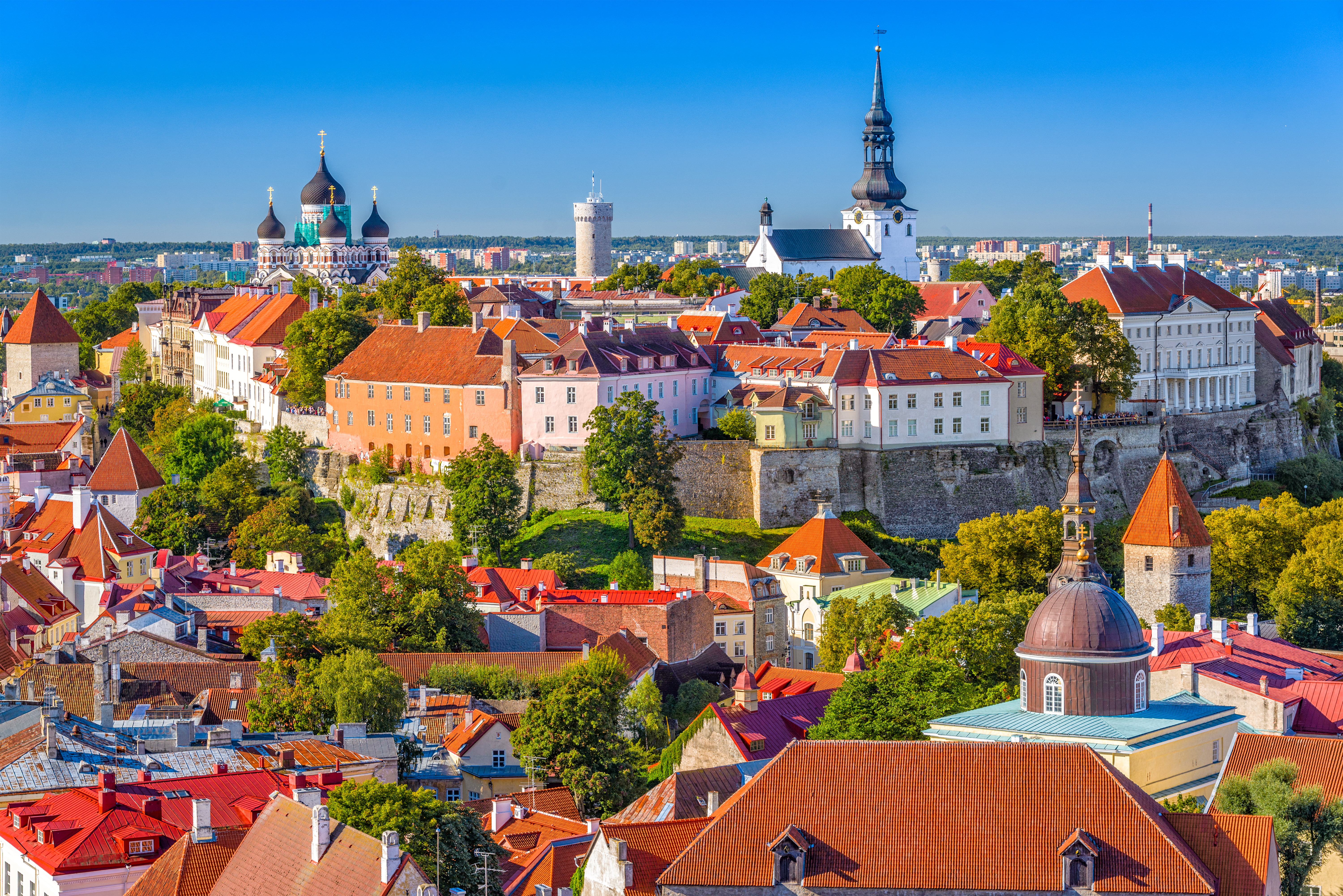 Tallinn, Estonia Skyline